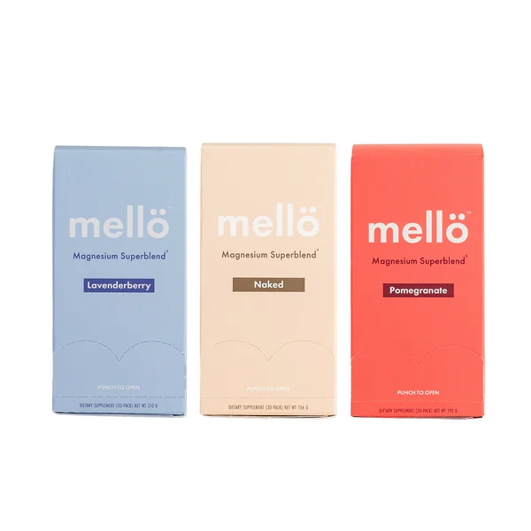 mellö Magnesium 90 Travel Sticks Variety Set