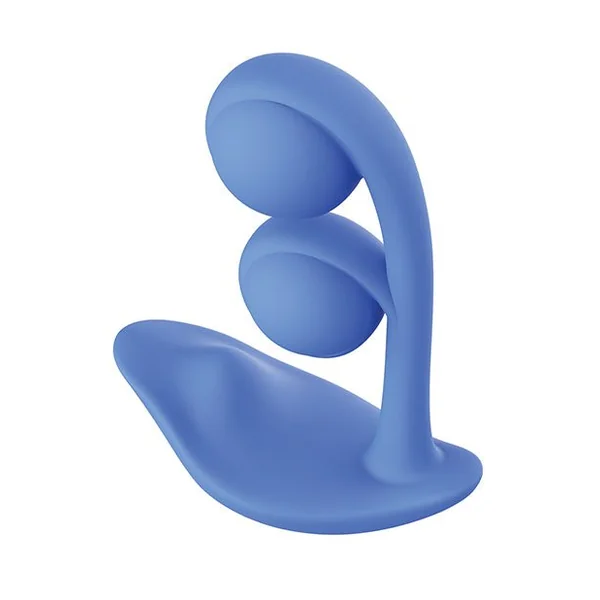 Melody Twin Balls Clit & G-Spot Vibrator - Blue