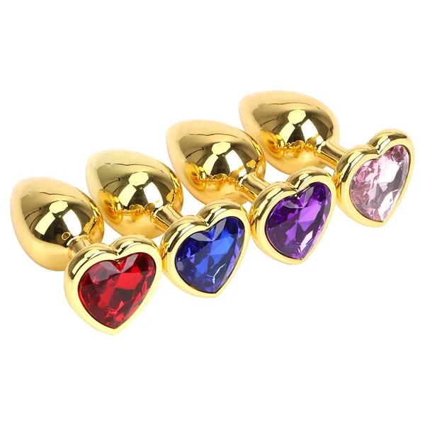 Men’s And Women’s Fashion Love Gold Butt Plug