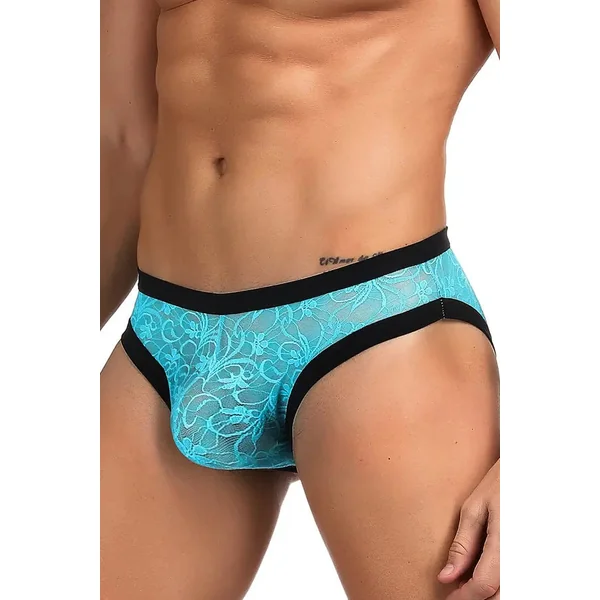 Men's Blue Lace Bikini