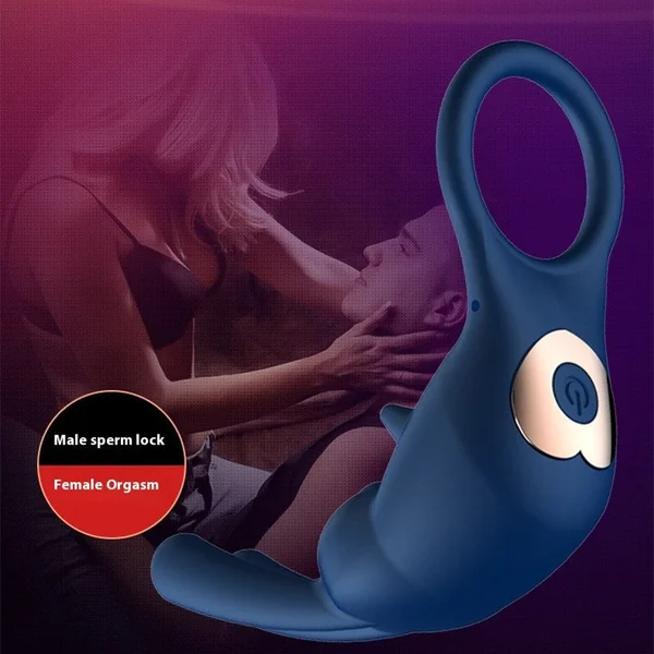 Men’s Delay Lock Stem Ring Strong Shock Clitoral Excitement Flirting Toys