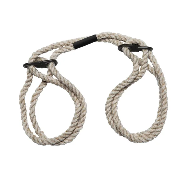Merci Restrain 6mm Adjustable Slip-Ring Hemp Wrist or Ankle Cuffs