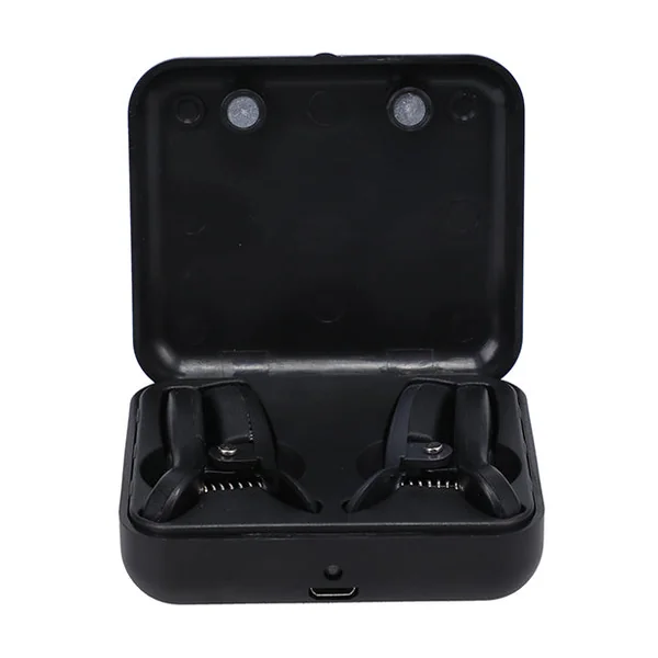 Merci Vibro Grippers Rechargeable Vibrating & Wireless Nipple Clamps - Black