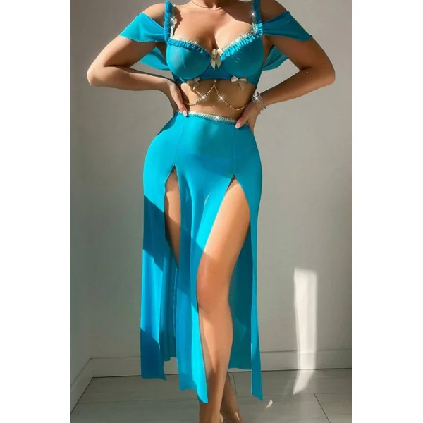 Mesmerizing Belly Dancer Costume Lingerie Set