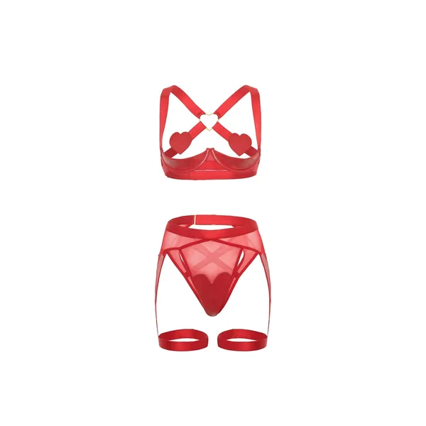 Mimi Hearts Open Cup Bra Set
