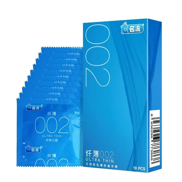 Mingliu 10pcs/lot Ultra Thin 002 Condoms High Quality Penis Sleeve Super Intimate Condones Kondom Adult Product Sex Toy For Men