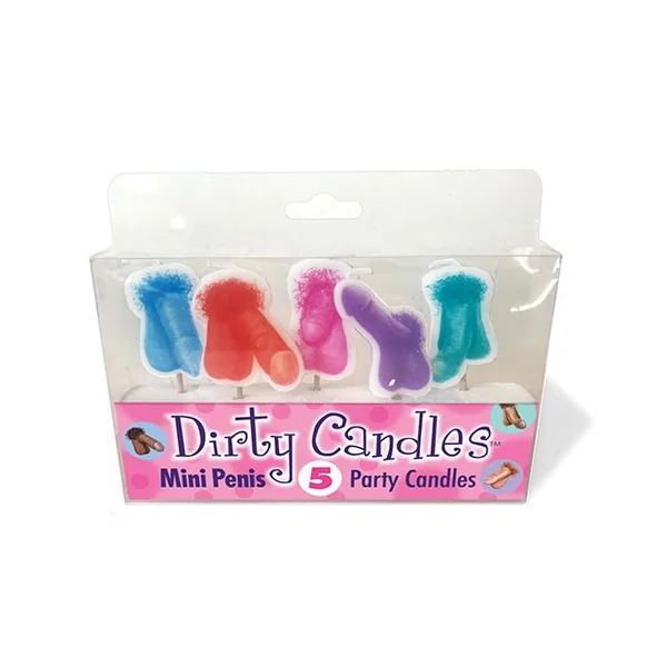 Mini Penis Dirty Candle Set - Set Of 5
