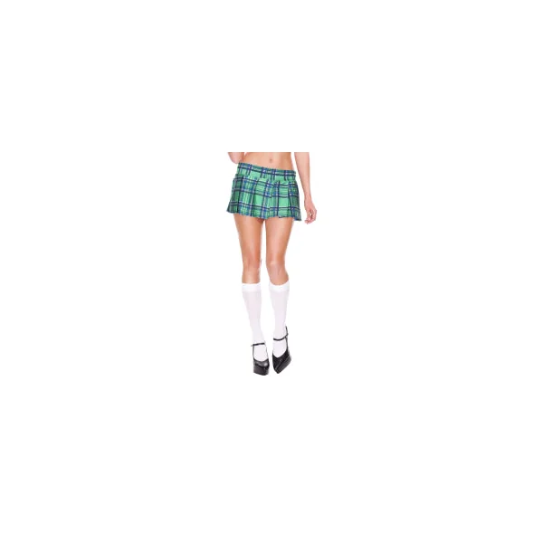 Mini Plaid School Girl Skirt