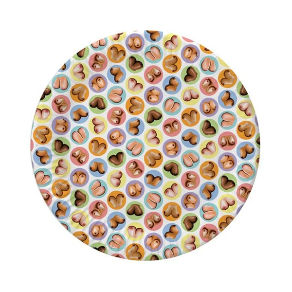 Mini-boob Plates - Pack Of 8