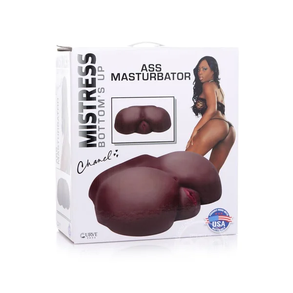 Mistress Bottoms Up Chanel Pussy & Ass Masturbator - Chocolate