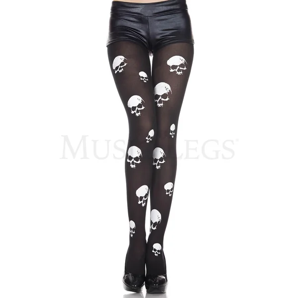 ML Skull Head Pantyhose - OS