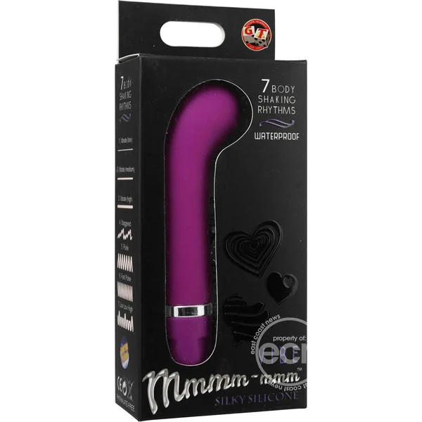 Mmmm Mmm Silicone G-Spot Vibrator - Purple