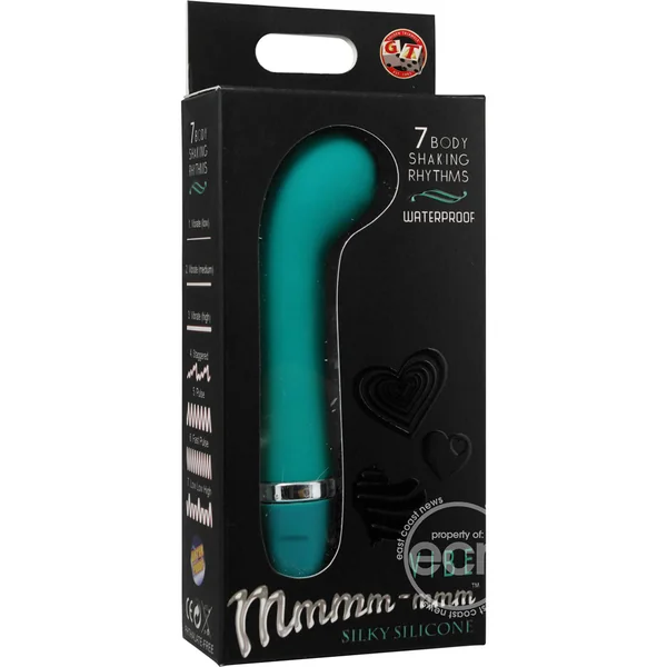 Mmmm Mmm Silicone G-Spot Vibrator - Teal