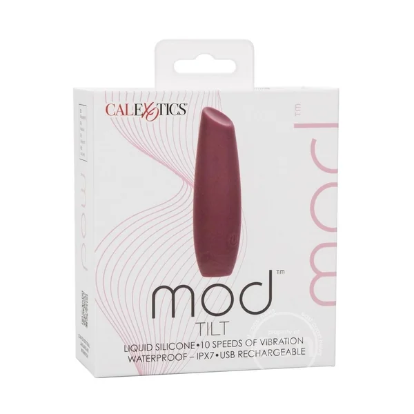 Mod Tilt Rechargeable Silicone Bullet - Pink
