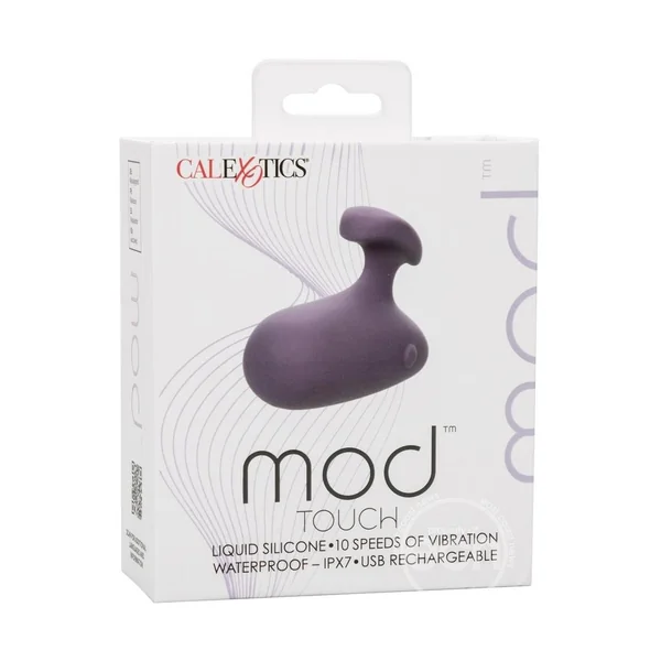Mod Touch Rechargeable Silicone Massager - Purple