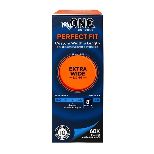My ONE Extra Wide and Long Condoms (10 Pack)