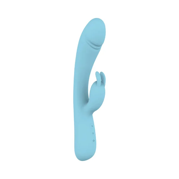 Nasstoys Blaze Heat Up Bunny Rechargeable Dual Stimulating Warming Rabbit Style Vibrator