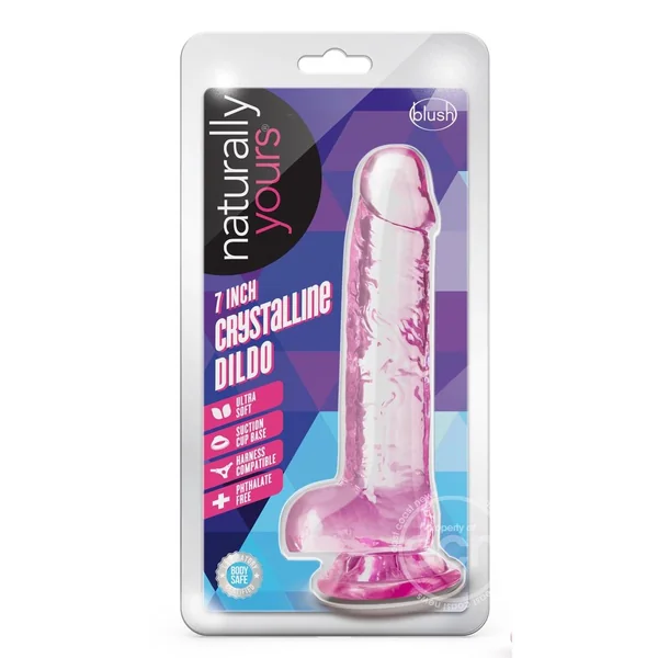 Naturally Yours Crystalline Dildo 7in