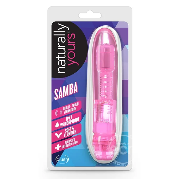 Naturally Yours Samba Vibrator - Pink
