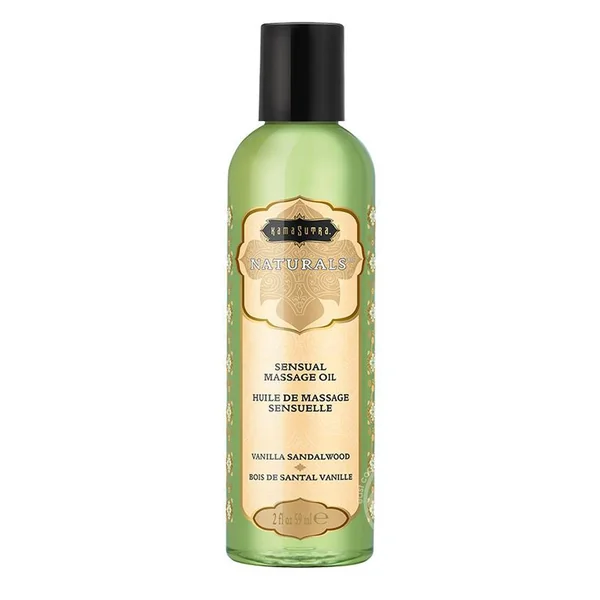 Naturals Massage Oil Vanilla Sandalwood 2oz
