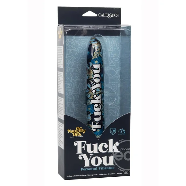 Naughty Bits Fuck You Personal Vibrator - Multicolored