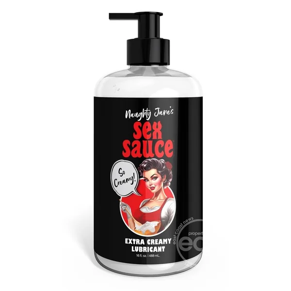Naughty Jane's Sex Sauce Extra Creamy Lubricant 16oz