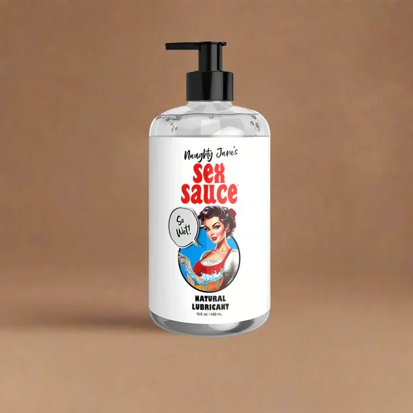 Naughty Jane's Sex Sauce Natural Lubricant 16 oz.