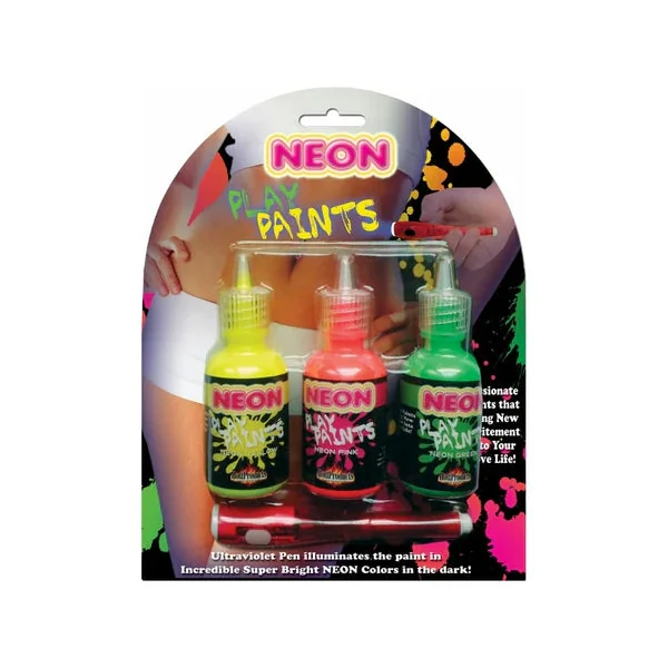 Neon Body Paints 3pk Card
