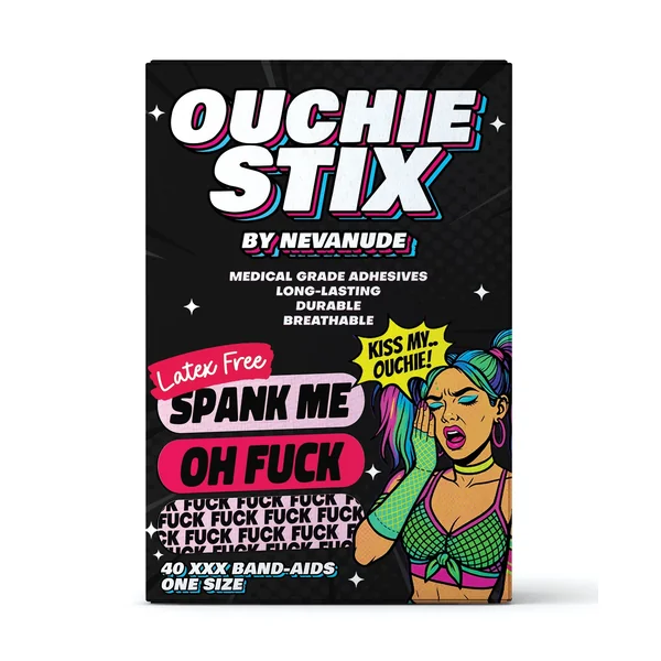 Neva Nude Naughty XXX Ouchie Stix Bandages - Pack of 40