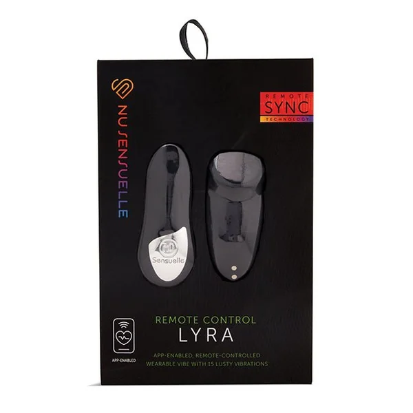 NO ETA Nu Sensuelle Lyra Remote & App Enabled Panty Vibe - Black
