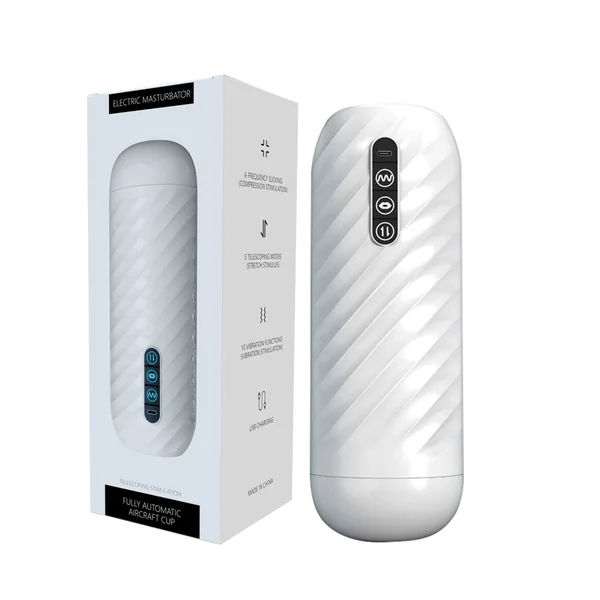 NovaGrip™ Automatic Suction & Thrusting Male Masturbator – 10 Vibration Modes, Deep Oral Simulation, Easy Clean Design