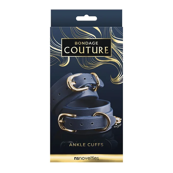 NS Novelties Bondage Couture Ankle Cuff Blue