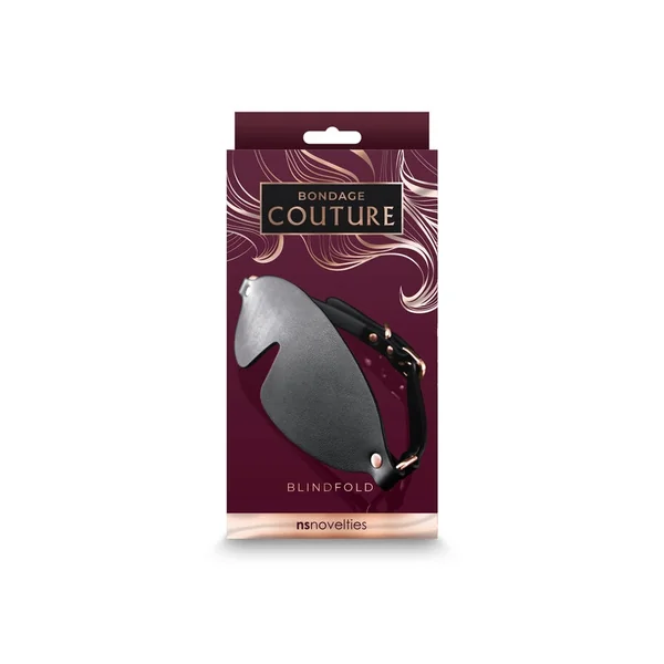 NS Novelties Bondage Couture Black Blind Fold