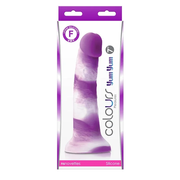NS Novelties Colours Yum Yum 7″ Dildo Purple