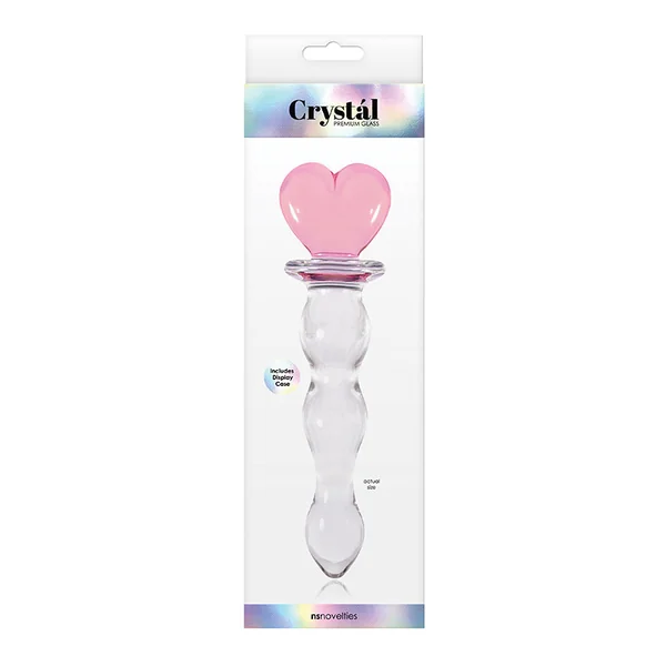NS Novelties Crystal Heart of Glass Pink