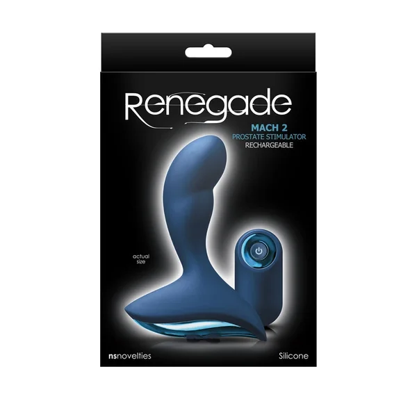 NS Novelties Renegade Mach II Blue Prostate Massager