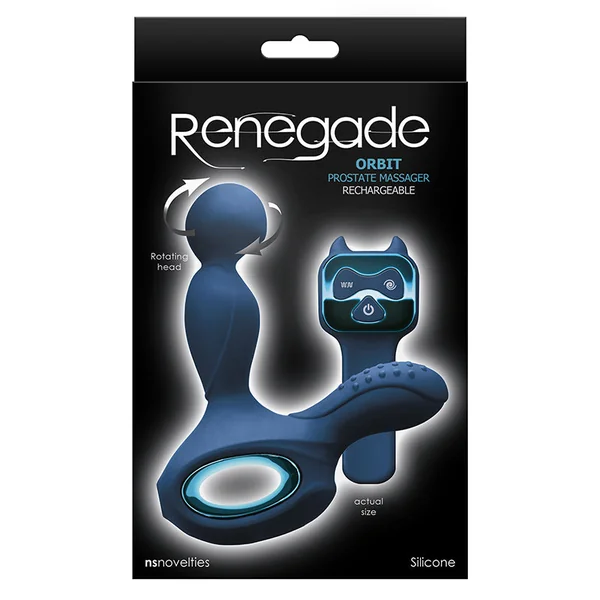 NS Novelties Renegade Orbit Blue Prostate Massager