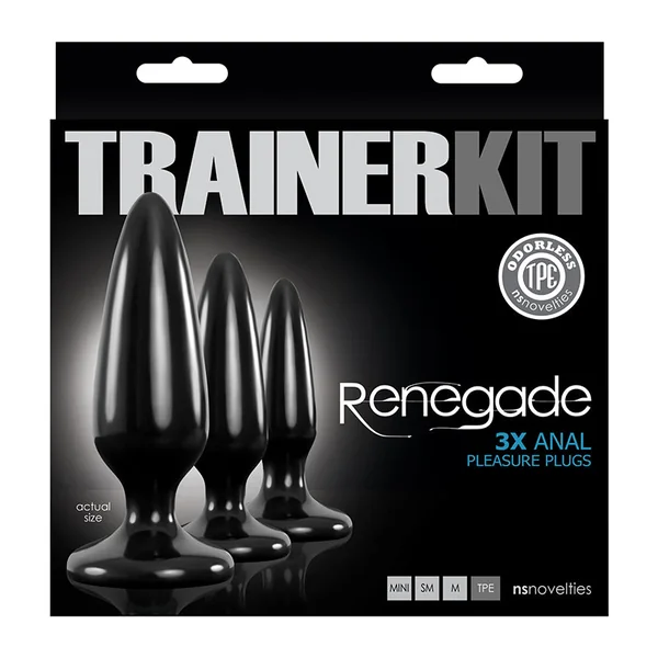 NS Novelties Renegade Pleasure Plug 3pc Trainer Kit