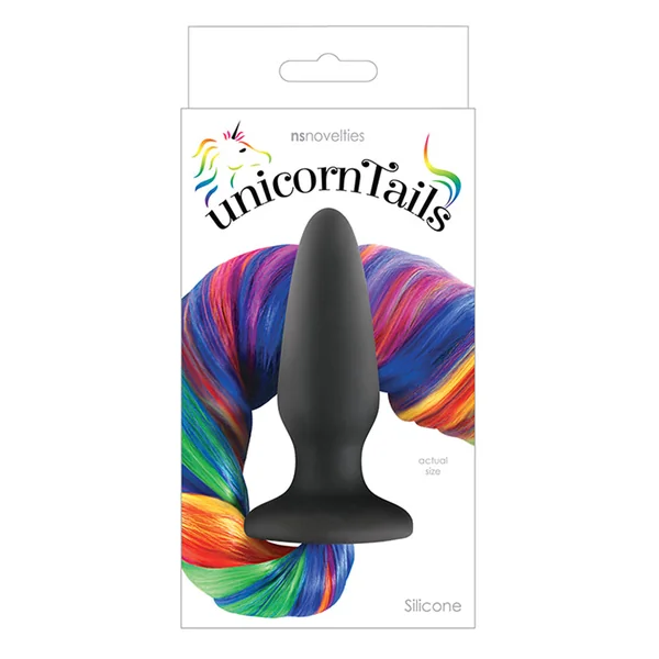 NS Novelties Unicorn Tails Rainbow Butt Plug