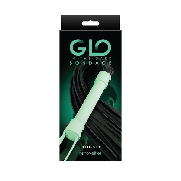 NS Noveltties GLO Bondage Green Flogger