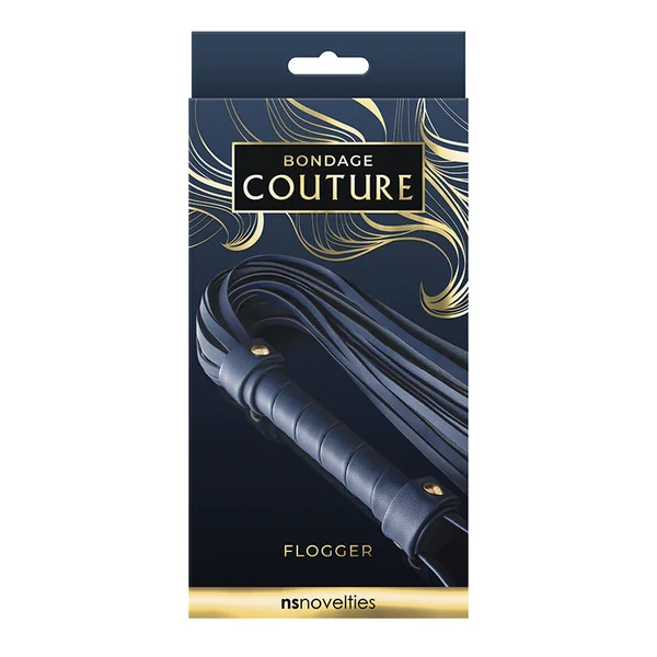 nsnovelties Bondage Couture Flogger Blue