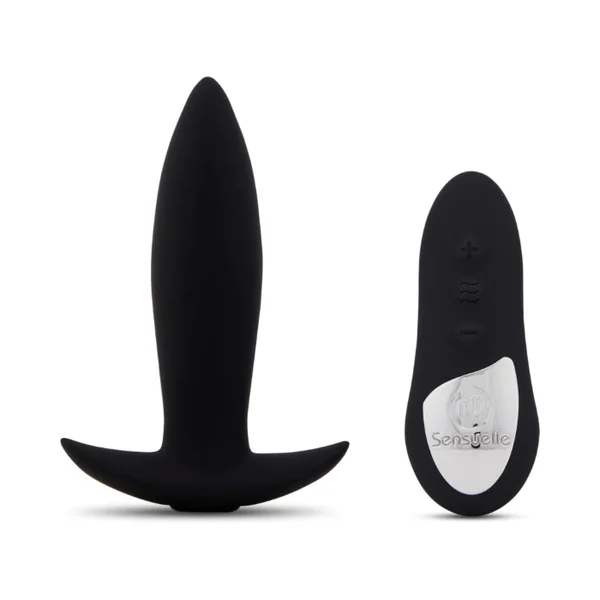 Nu Sensuelle 15 Function Rechargeable Silicone Mini Plug With Vibrating Remote Control