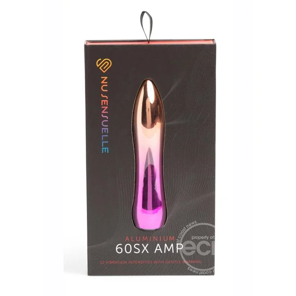 Nu Sensuelle Aluminium 60SX AMP Rechargeable Warming Bullet - Rainbow