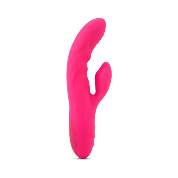 Nu Sensuelle Kiah Nubii Dual Stimulating Rechargeable Silicone Rabbit Style Vibrator with Turbo Boost and Warming Function