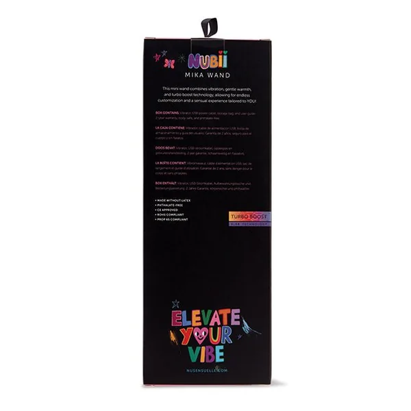 Nu Sensuelle Nubii Mika Turbo Boost & Heating Mini Wand - Pink