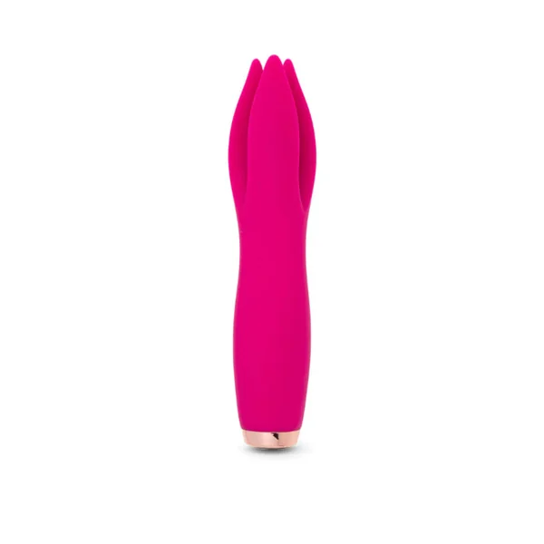 Nu Sensuelle Tulip 15 Functions Powerful Silicone Waterproof Rechargeable Fluttery Tip Vibrator