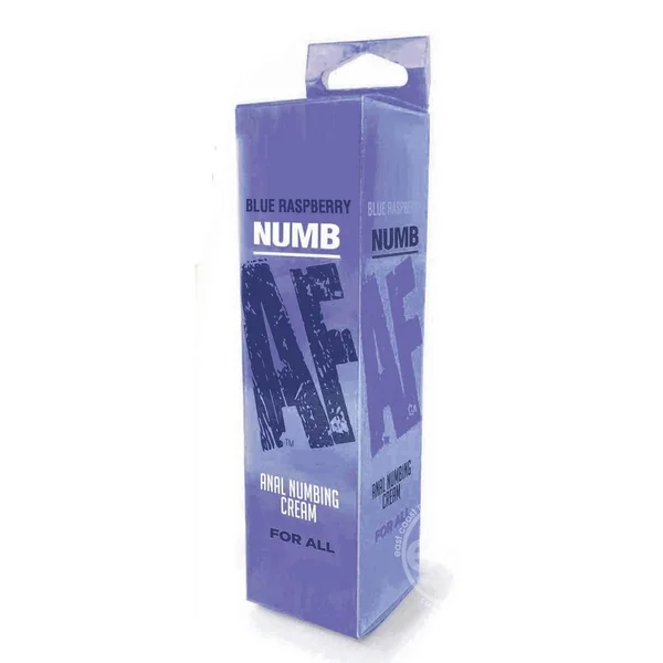 Numb AF Anal Numbing Flavored Cream 1.5oz - Blue Raspberry
