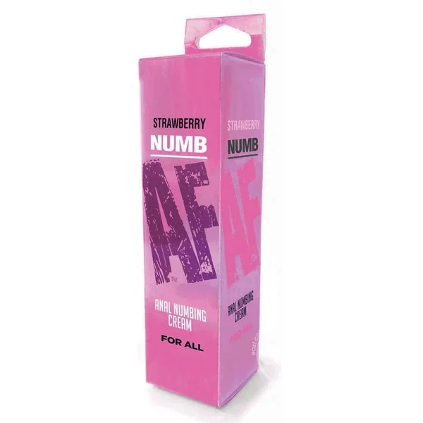 Numb AF Anal Numbing Flavored Cream 1.5oz - Strawberry