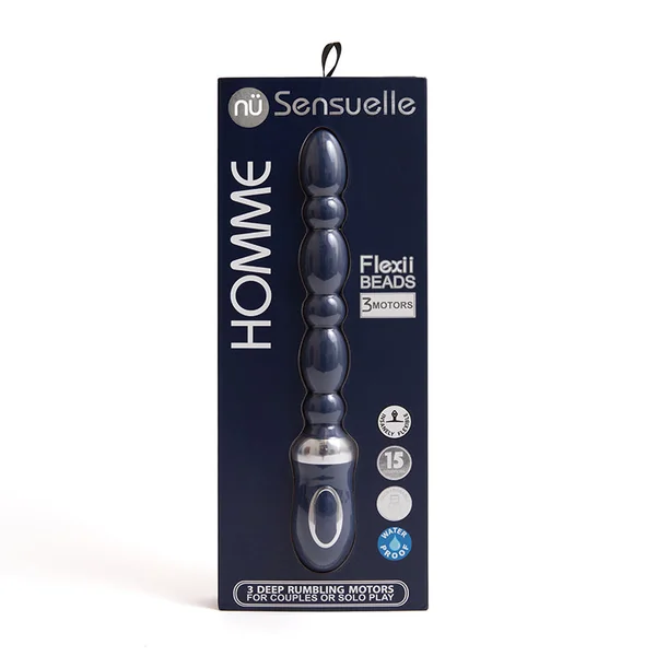 nü Sensuelle Homme Flexii Beads Navy