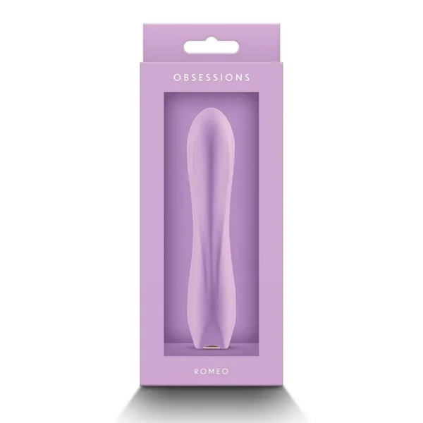 Obsessions Romeo Rechargeable Silicone Vibrator - Lavender